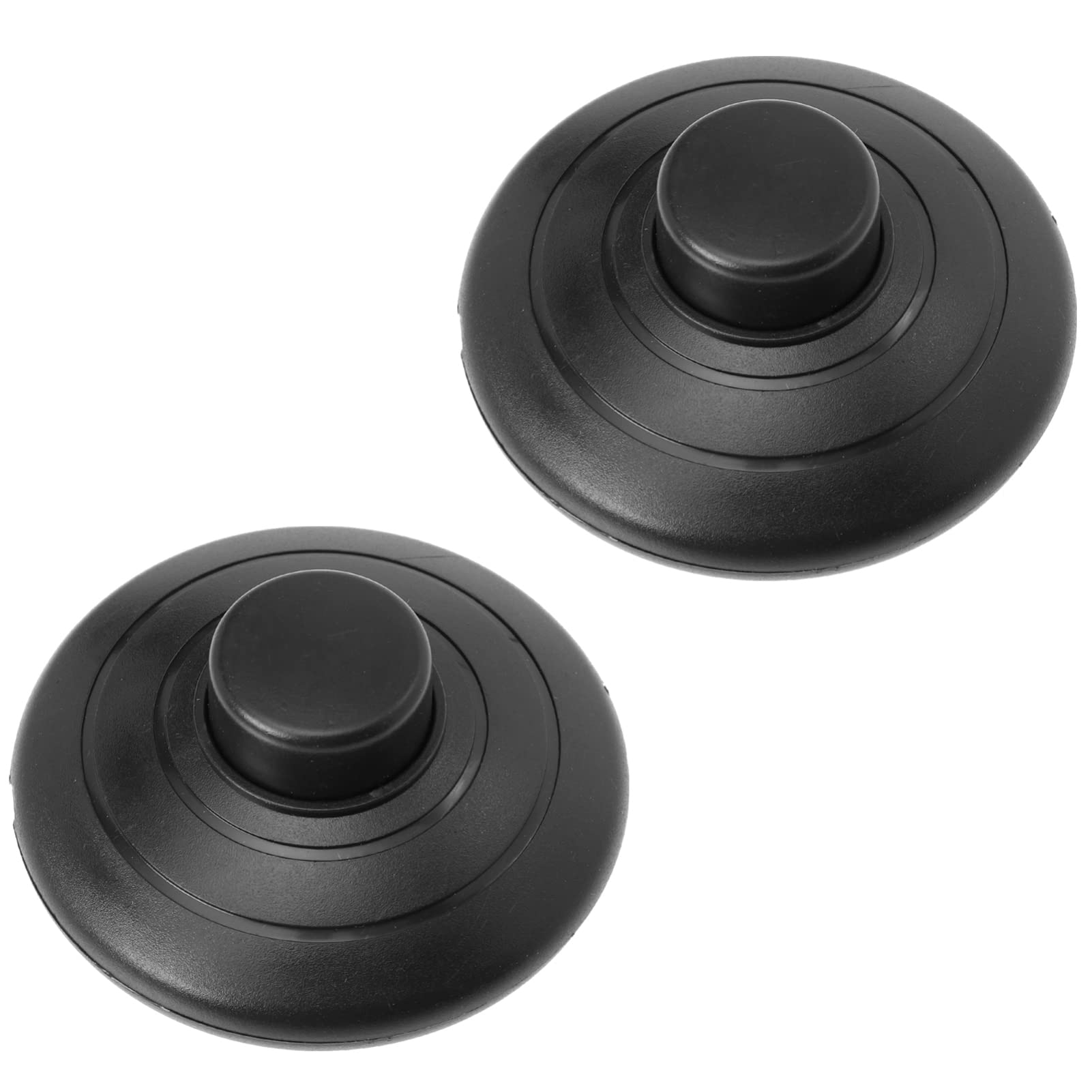 VILLFUL 2pcs Foot Switch Floor Switch for Lamp Pedal Push Button Switch Floor Switch Lamp Floor Foot Floor Lamp Foot Chic Foot for Lamp Foot for Light Foot Lamp Home Foot Plastic Black