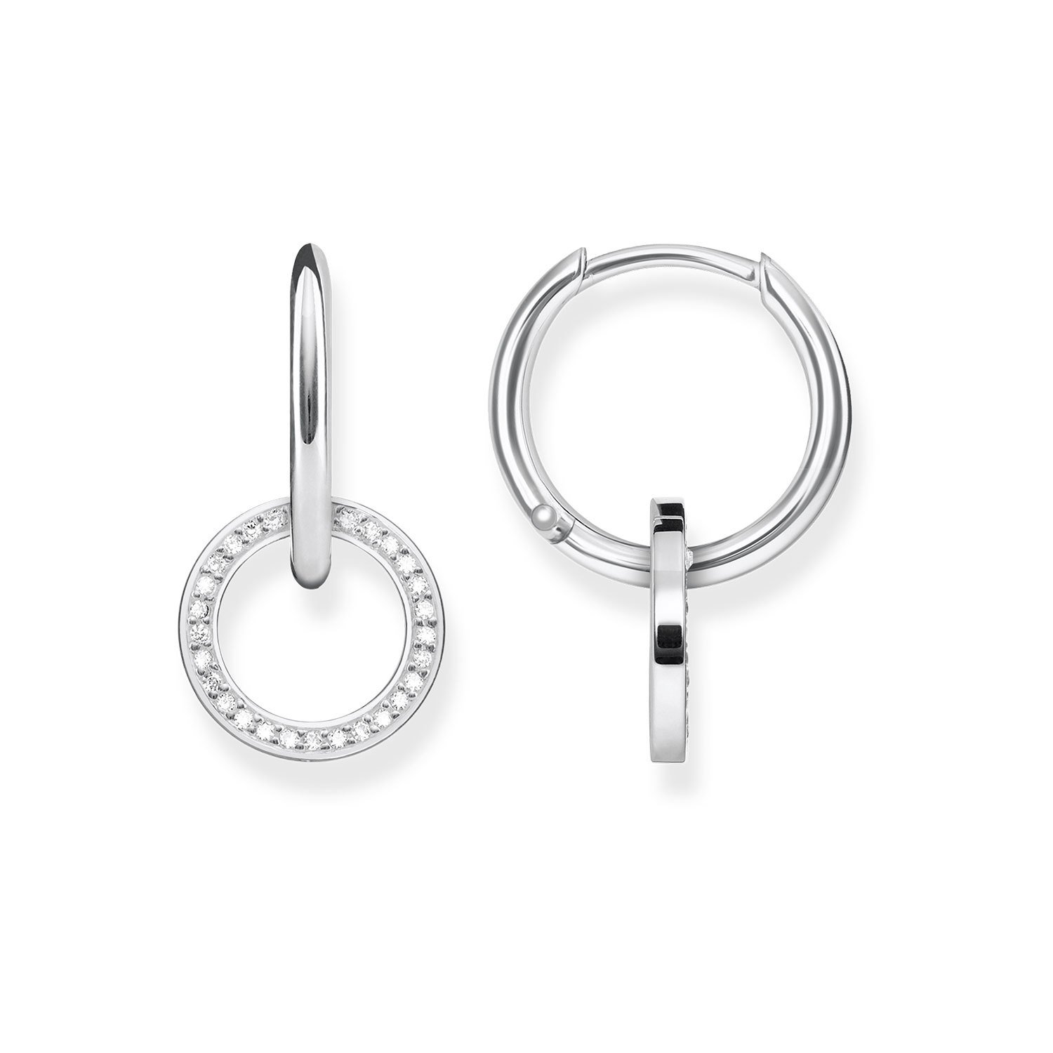 Thomas Sabo Glam & Soul Women's Creole Earrings, 925 Sterling Silver