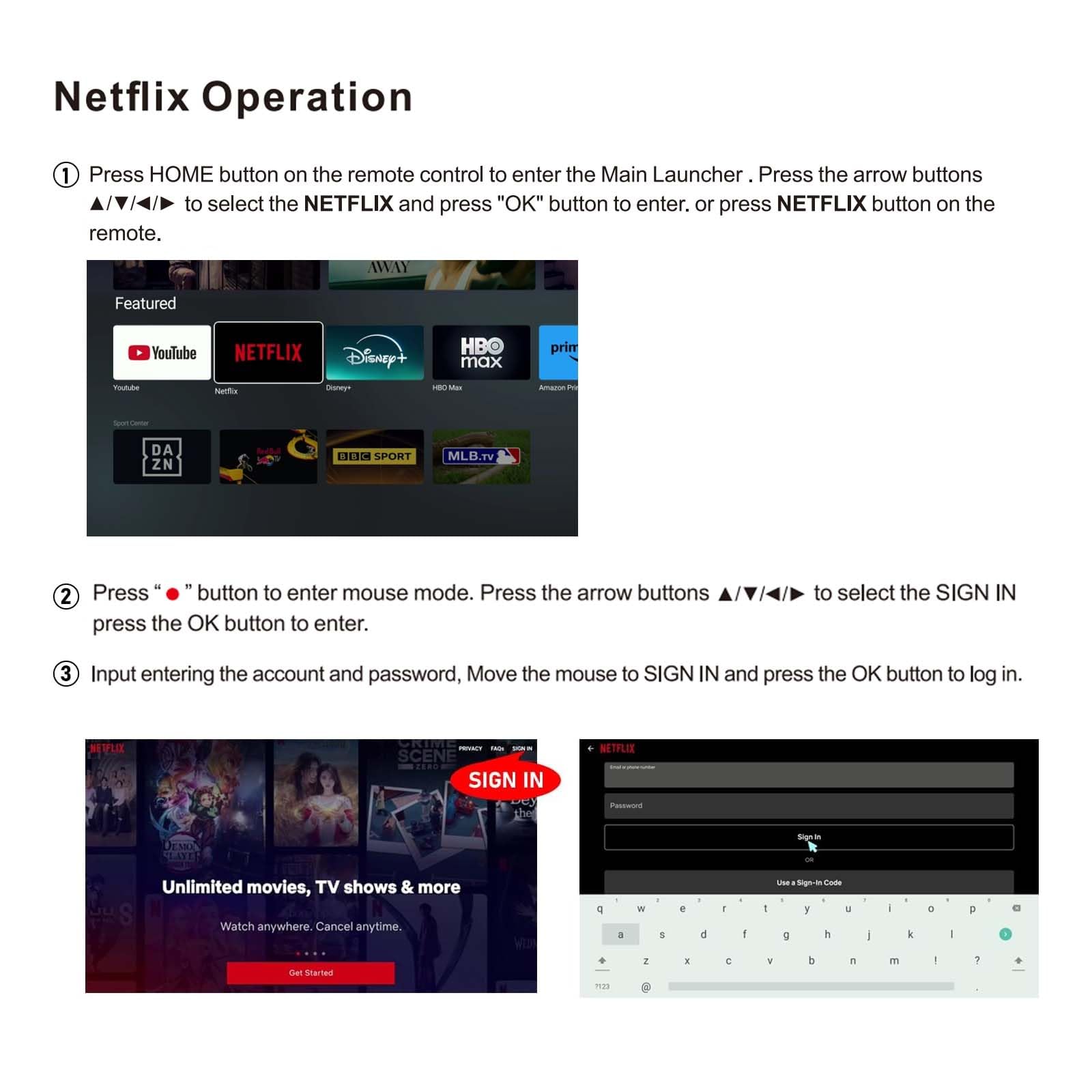 Téléviseur intelligent UHD 4K 55 pouces, rétro-éclairage D-LED, design sans bordures, interface HDMI USB DVB-T2/S2 RJ45, grand écran pour salon, chambre, divertissement à domicile – Noir