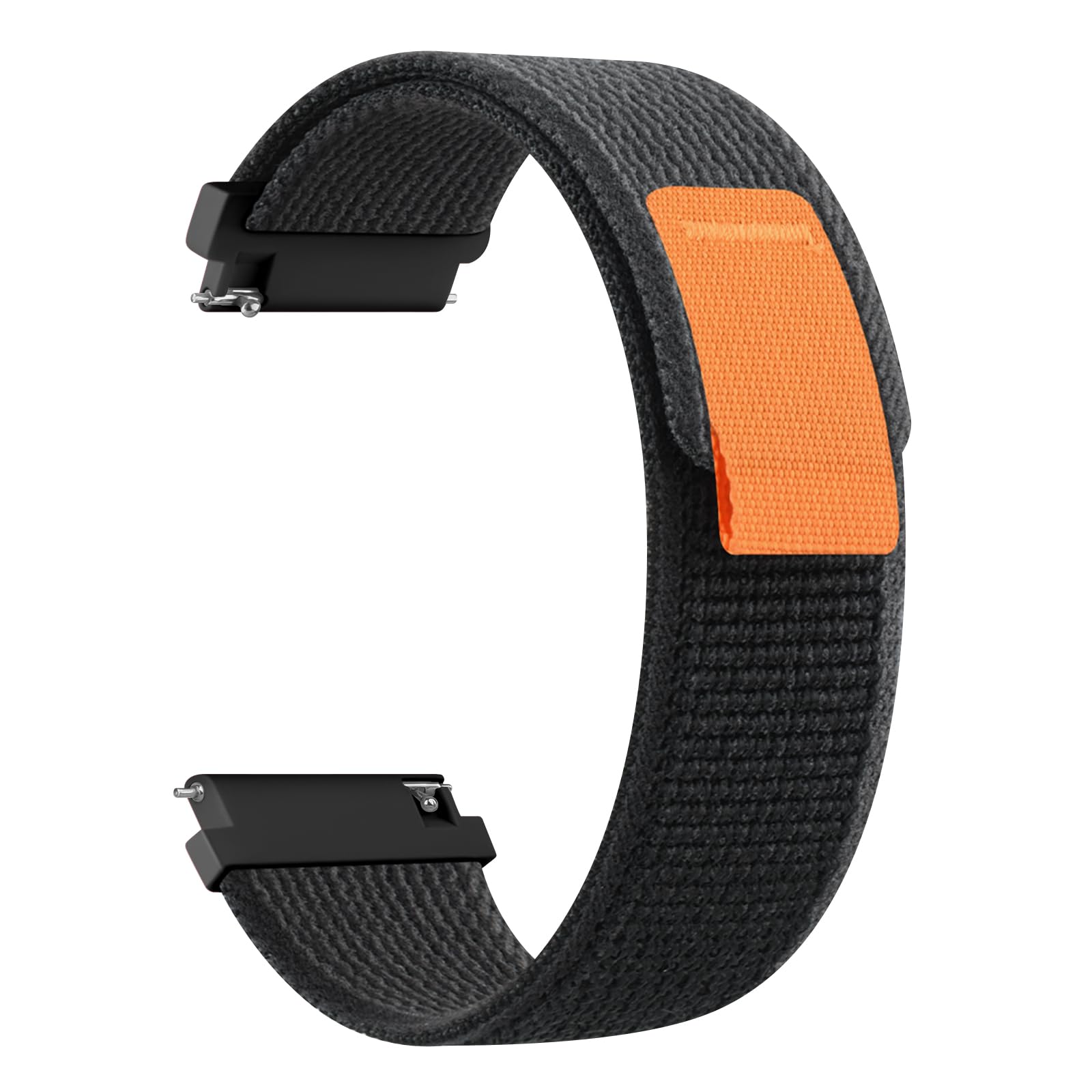 Meliya Band Compatible with Amazfit Bip 5 Band Women Men Women Men, 22mm Adjustable Soft Nylon Replacement Watch Strap for Amazfit Bip 5 Smart Watch (Black Ash)