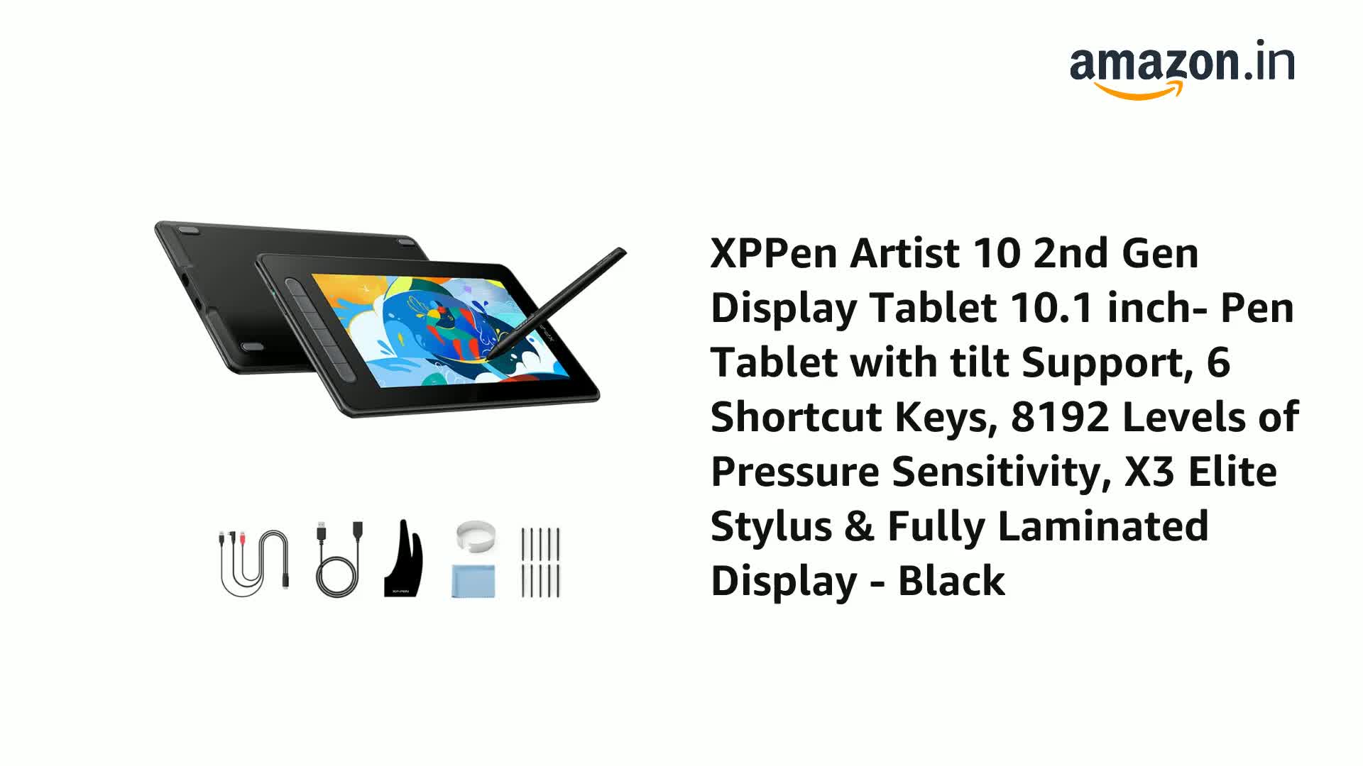 Amazon.in: Buy XP-PEN Artist 10 2Nd Gen Display Tablet 10.1