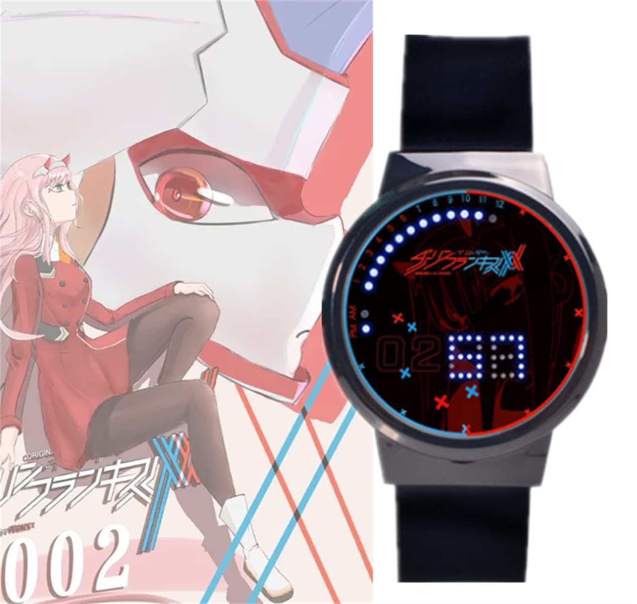 Amazon.co.jp: yuanqing 腕時計 ダーリン・イン・ザ・フランキス