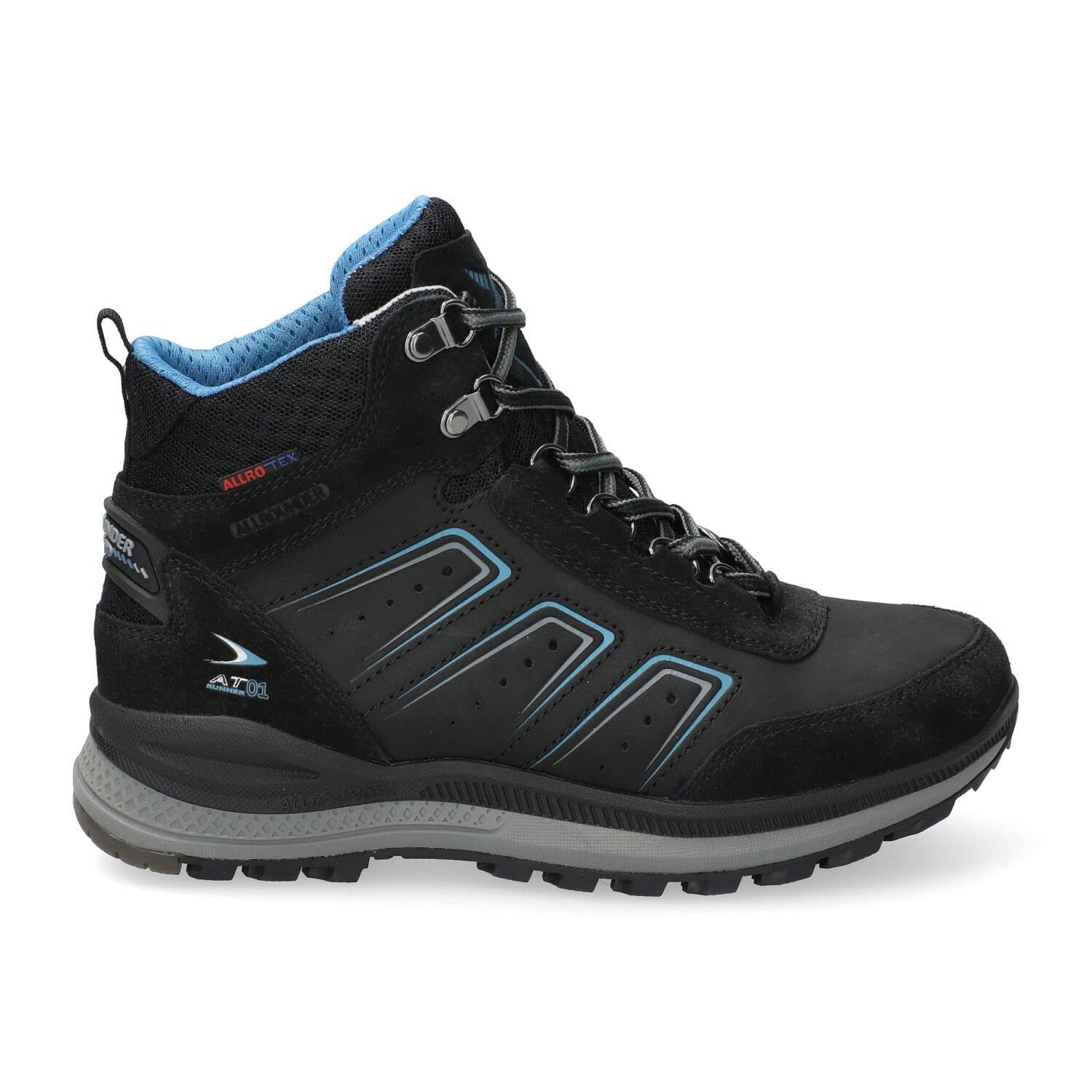 Allrounder by Mephisto Satika Tex - Zapatillas deportivas para mujer, color negro/azul