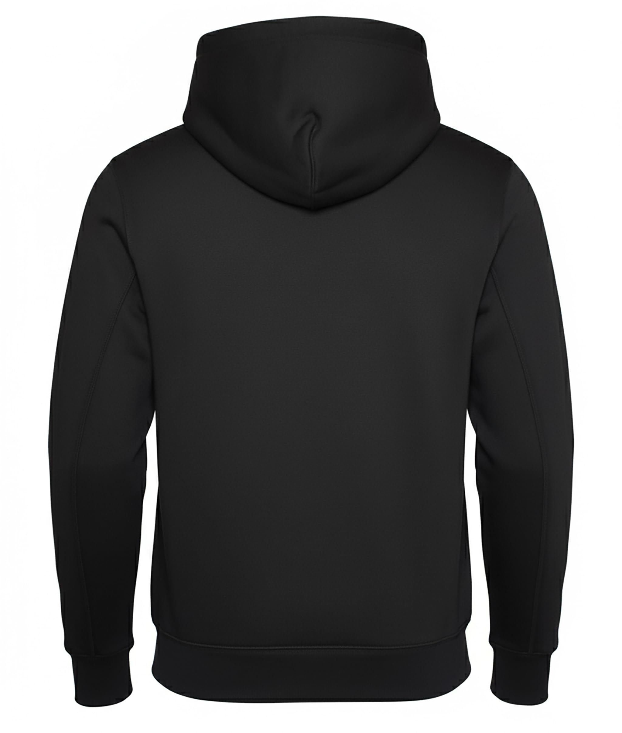 ROCK-IT Apparel Bluza z kapturem dla mężczyzn z kieszeniami bocznymi, ciężki i miękki materiał – z kapturem i kieszenią typu kangurka [rozmiary S-5XL] Hoodie czarna