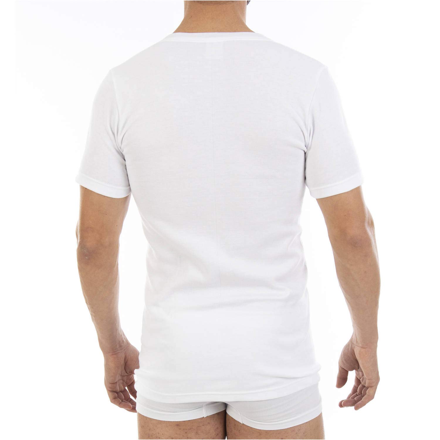 Multipack de Camiseta Interior Termal de Hombre L100, Manga Corta y Cuello Redondo.