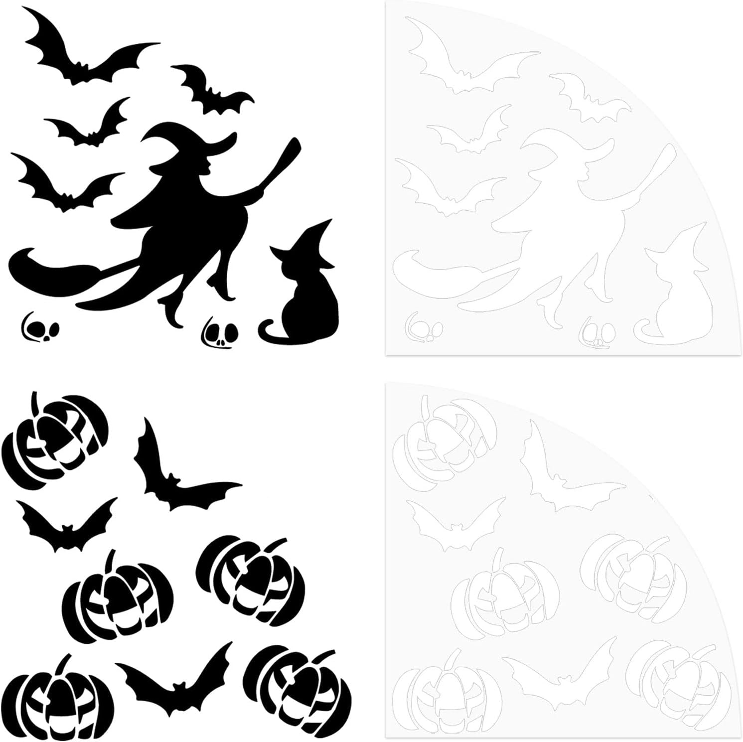 CRASPIRE Halloween Stencil Reusable Halloween Painting