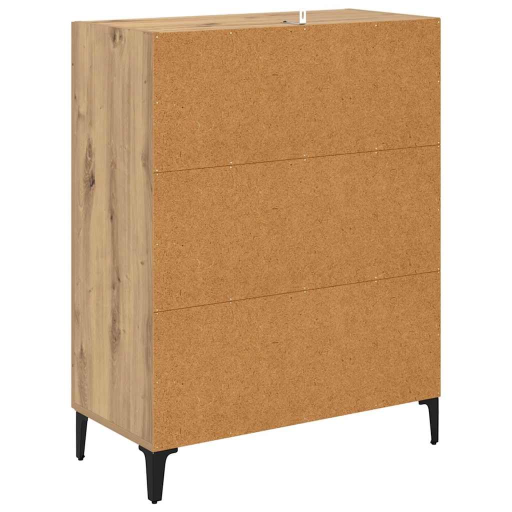 Buffet classique en bois et fer avec vitrine et portes en verre, buffet blanc avec espace de rangement et portes en verre, en bois avec vitrine