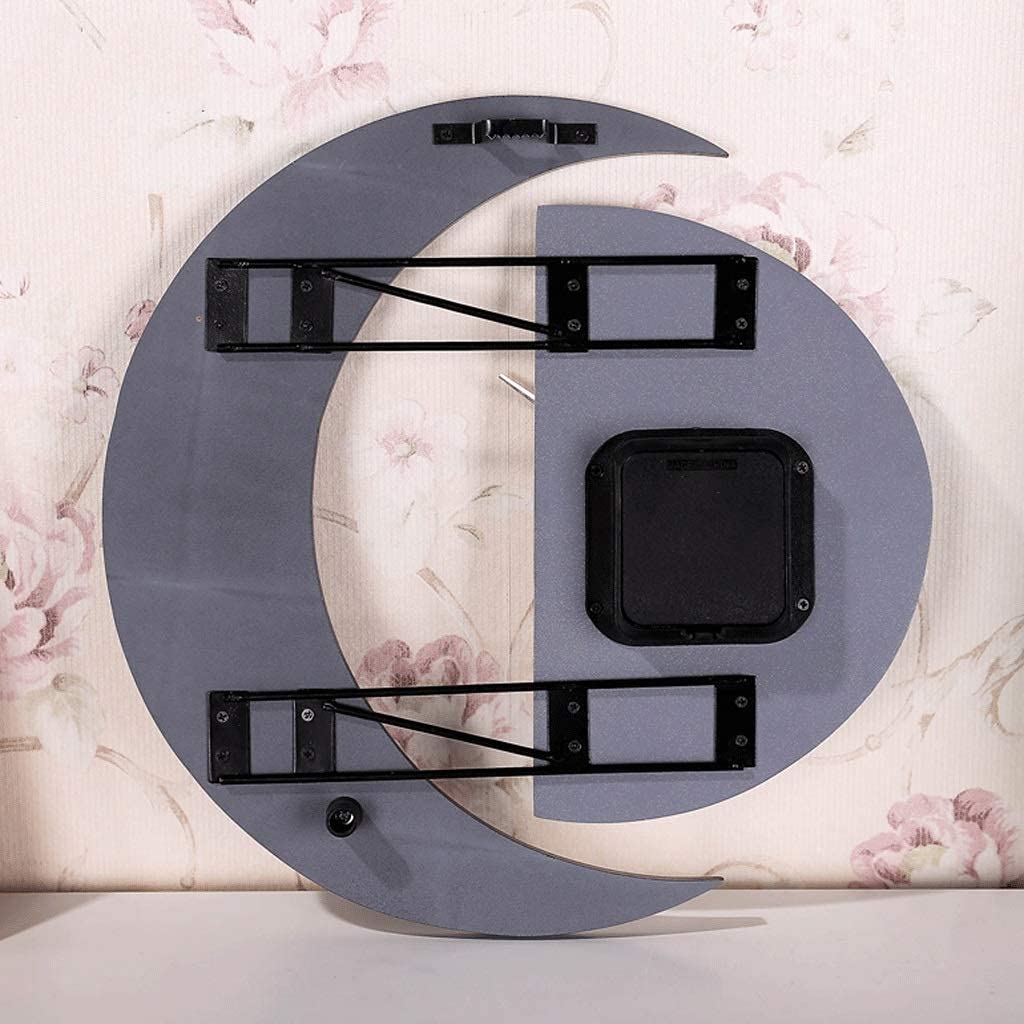 Orologio da parete Orologio Sole Luna e Stella Diametro Rotondo Silenzioso Decorativo per Home Office Scuola