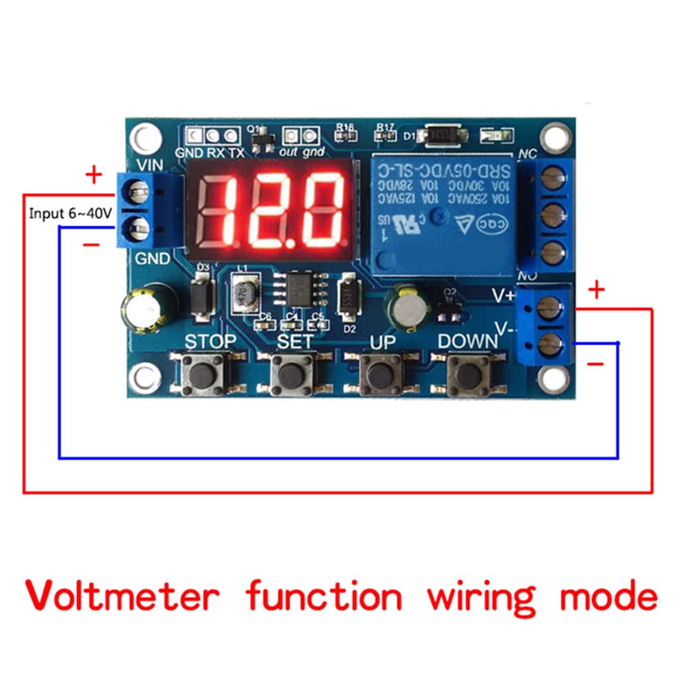 ISTOVO DC 6-40V BatterieladegeräT Steuerschalter Unterspannung ÜBerspannungsschutzplatine Auto Abgeschnitten Disconnect Kontrolleur