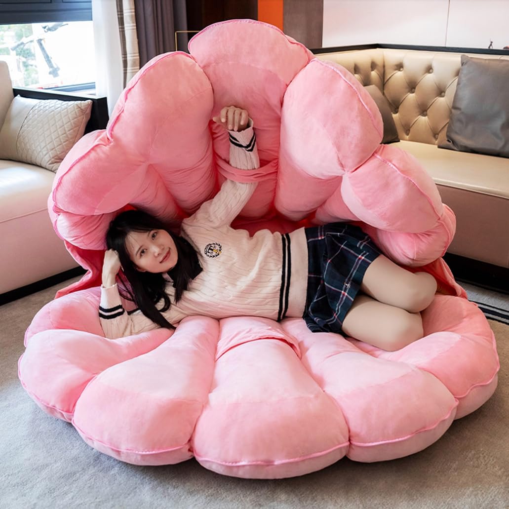 Amazon.co.jp: 特大 貝殻 かわいい ぬいぐるみ 貝 座布団