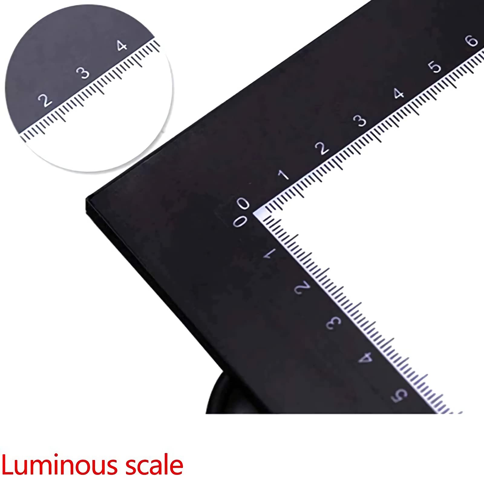 Light Box Pad Tischplatte Zum Zeichnen Malen Verfolgung LED Helle Ultradünne Tragbare LED-Spuren Stufenlos Dimmen Magnetische Hochtransparente Acrylplatte Tracer Mit Lineal Leuchttisch,Schwarz,A1