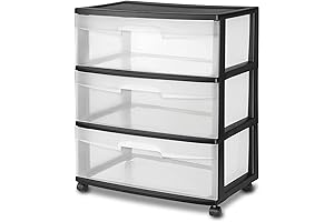 Plastic Storage Drawer Cart With Wheels