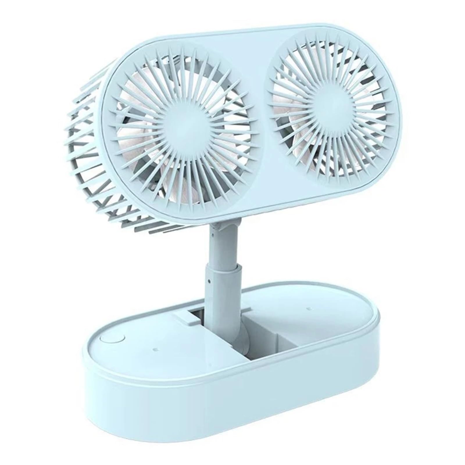 ZHSHYS Mini Ventilatore da Tavolo Portatile, Ventilatore da Tavolo a 3 velocità, Design Durevole, Ventola di Raffreddamento silenziosa alimentata Tramite USB per casa, Ufficio, Viaggi