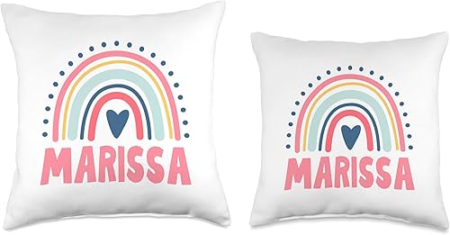 Miniatura 3 de Idea Regalo Personalizzata con Nome Gifts Idea Marissa Name Custom Woman Myth Legend Pink Birthday Party Throw Pillow, 16x16, Multicolor