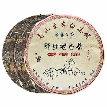 Amazon.co.jp: 高山白茶餅 寿眉(プレムアム) 野性熟成白茶 福鼎350g
