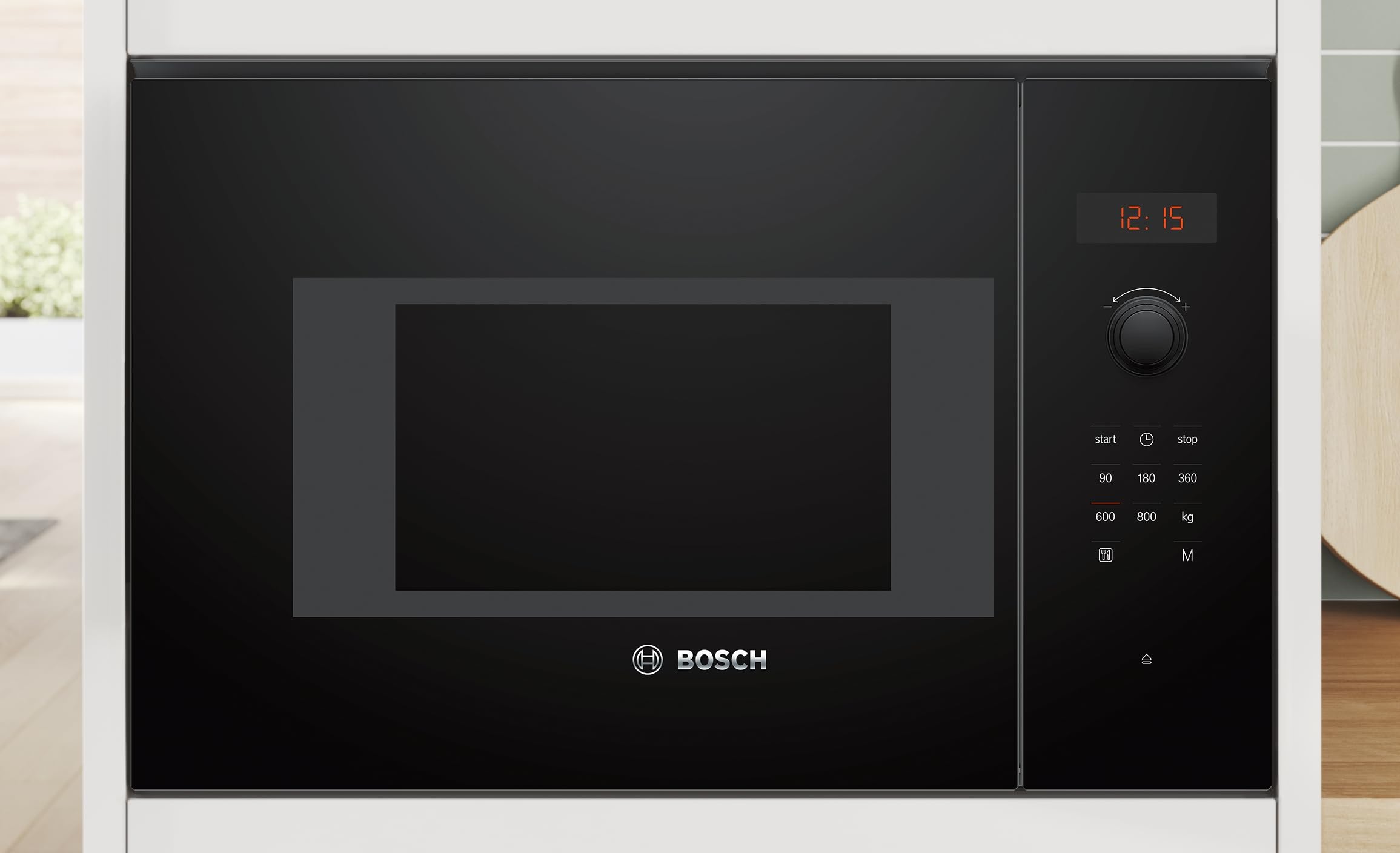 Forno A Microonde Singolo Da Incasso - Bosch Ser4 - Bfl523mb1f - Nero - 7 Programmi Automatici - 38,2 X 59,4 X 31,7 cm