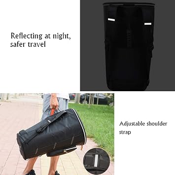 LEBEE Djembe Bag 10/12/13'' African Drum Djembe Carry Case Waterproof Shockproof Bag Backpack,10inches