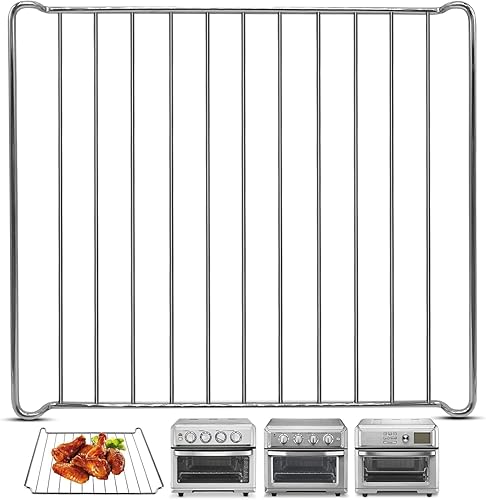 Rejilla de refrigeración de repuesto para freidora de aire Cuisinart TOA-70 65 60 Horno tostador de convección de freidora de aire, 12.4 x 11