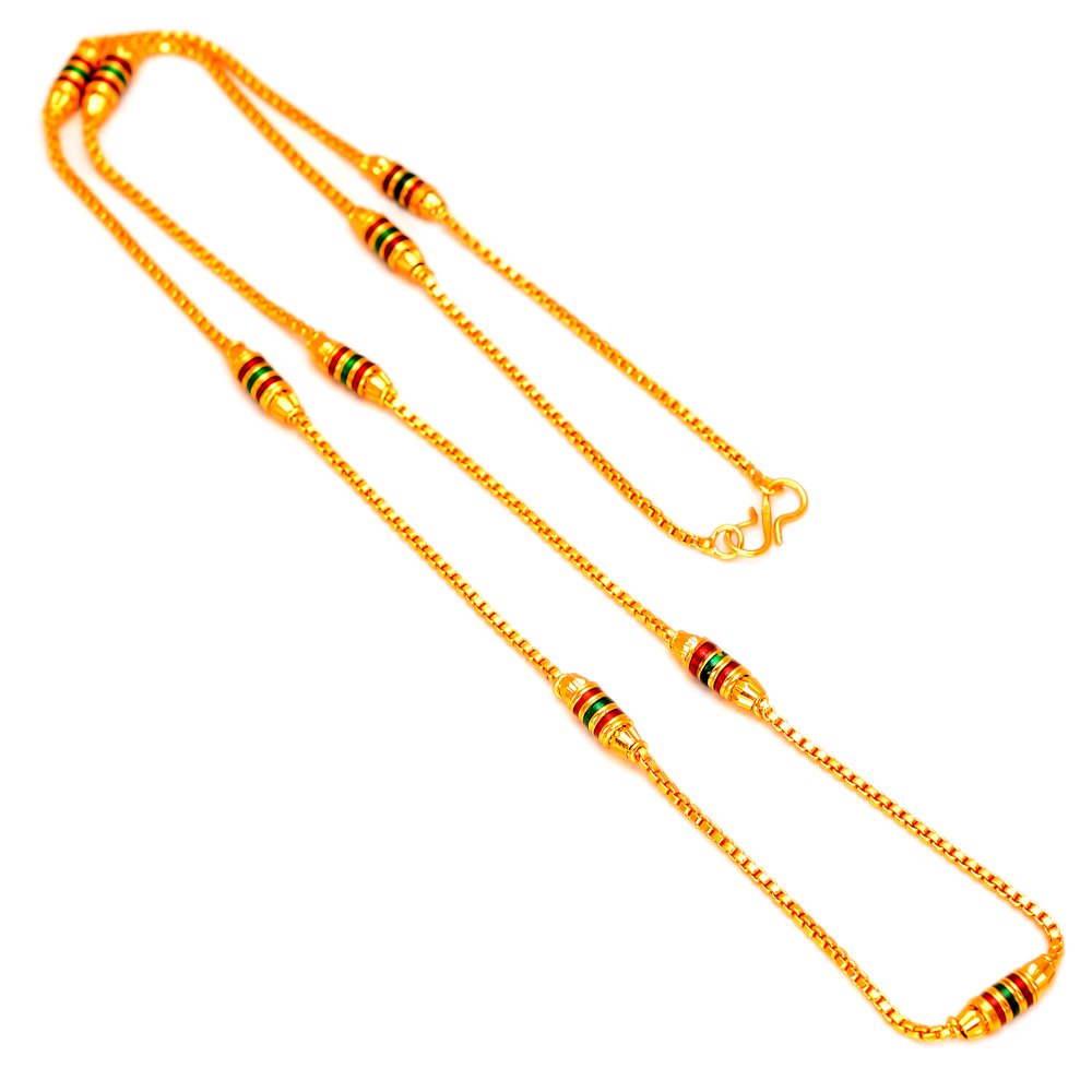 Jewar MandiMandi golden Chain Necklace for women and men