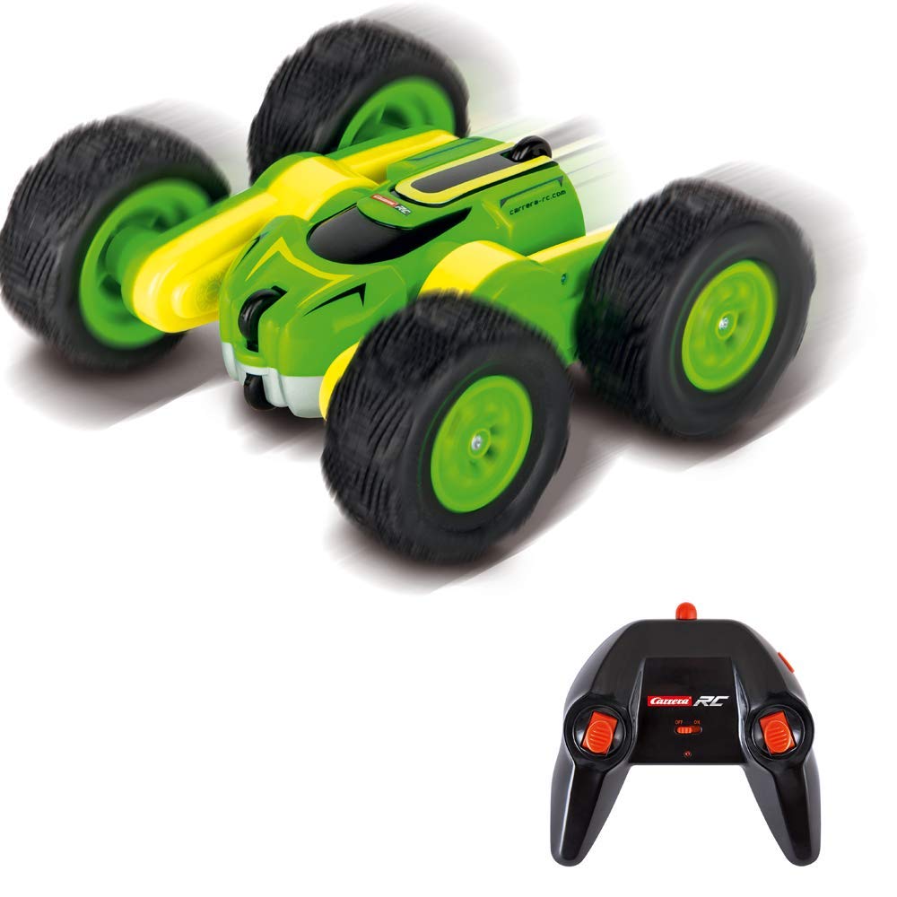 Carrera RC Mini turnator - zielony 370402003 zdalnie sterowany samochód z akcją 360°