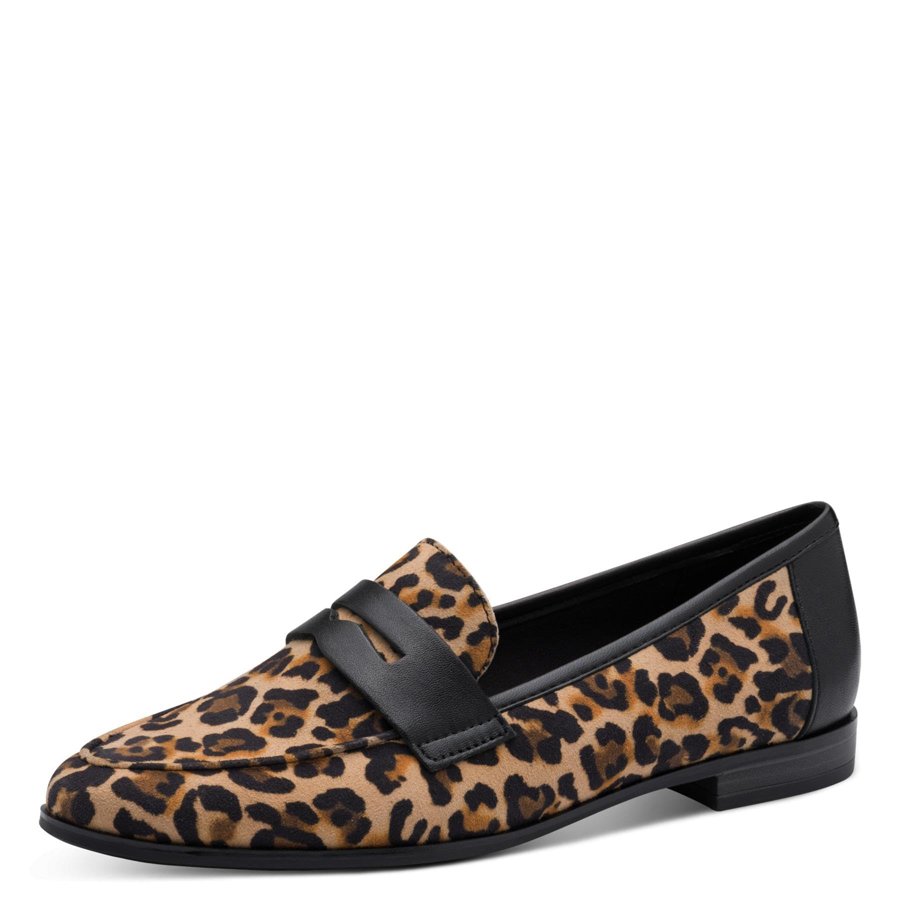 Marco Tozzi Damen Slipper weiches Feel Me Fußbett Leder weiches Innenfutter Bequem