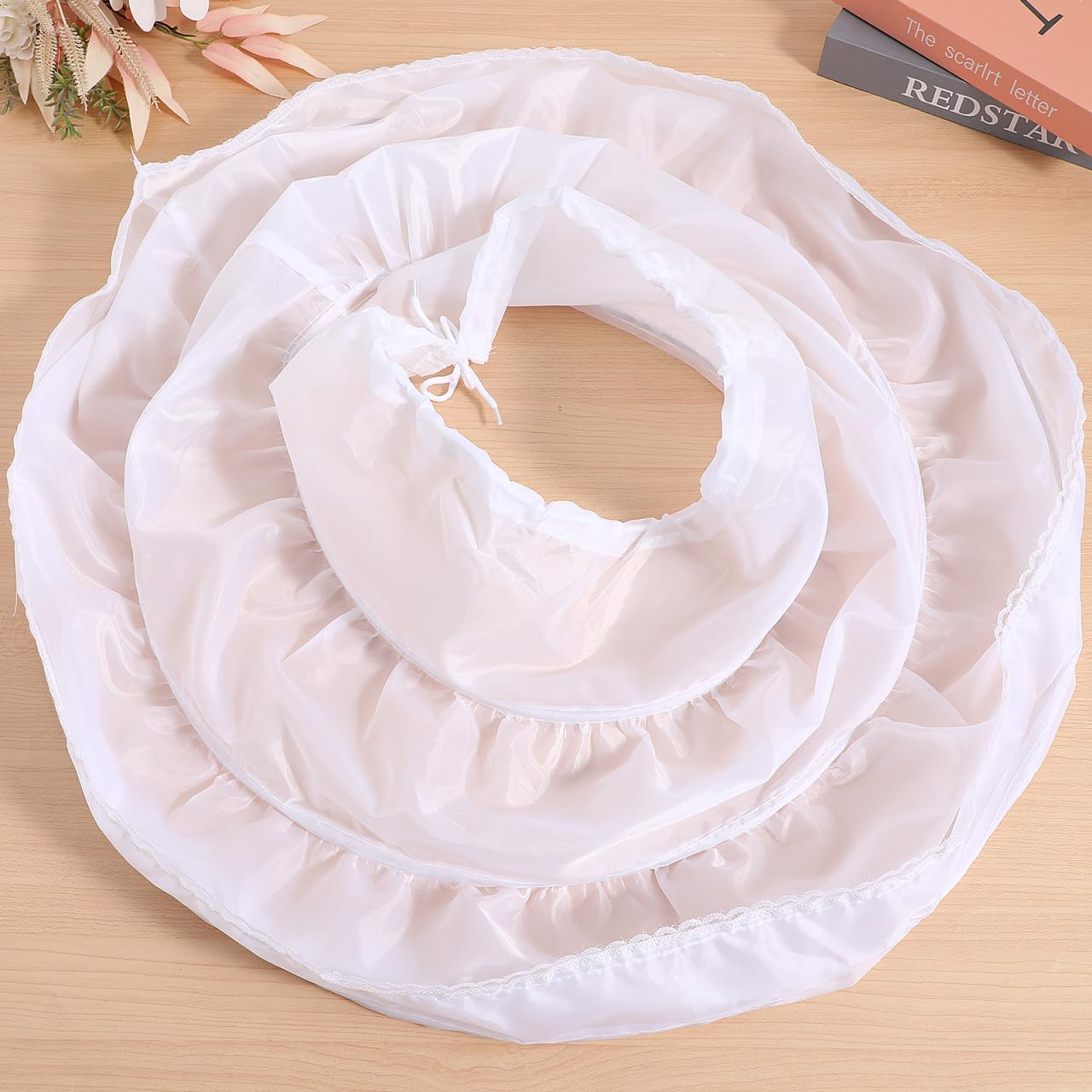 iplusmile Falda para niña: 3 pendientes de aro para niñas de 4 a 10 años - vestido de princesa