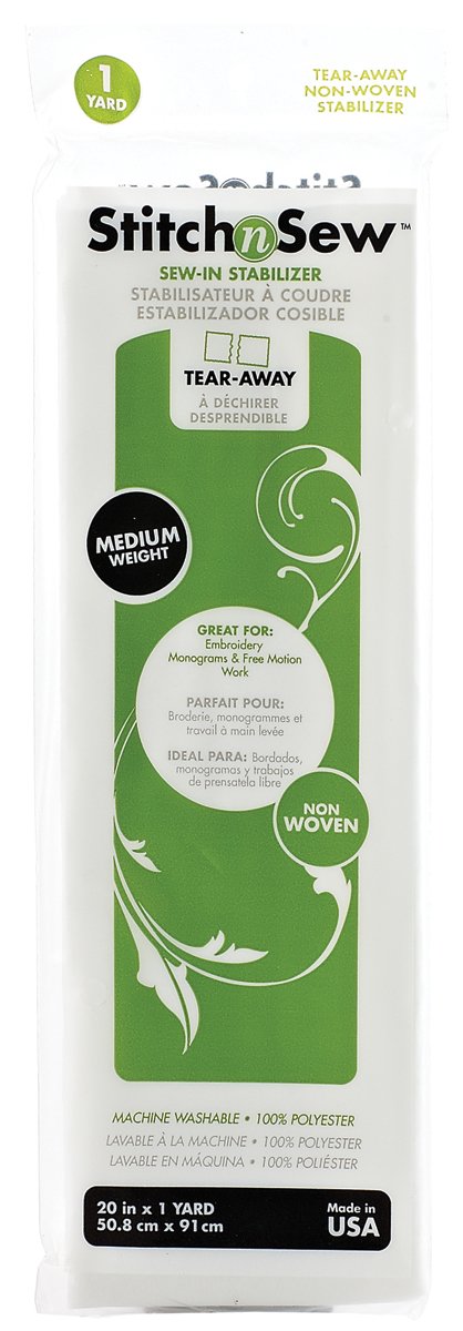 StitchnSew Tear-Away Stabilizer-20"X36"