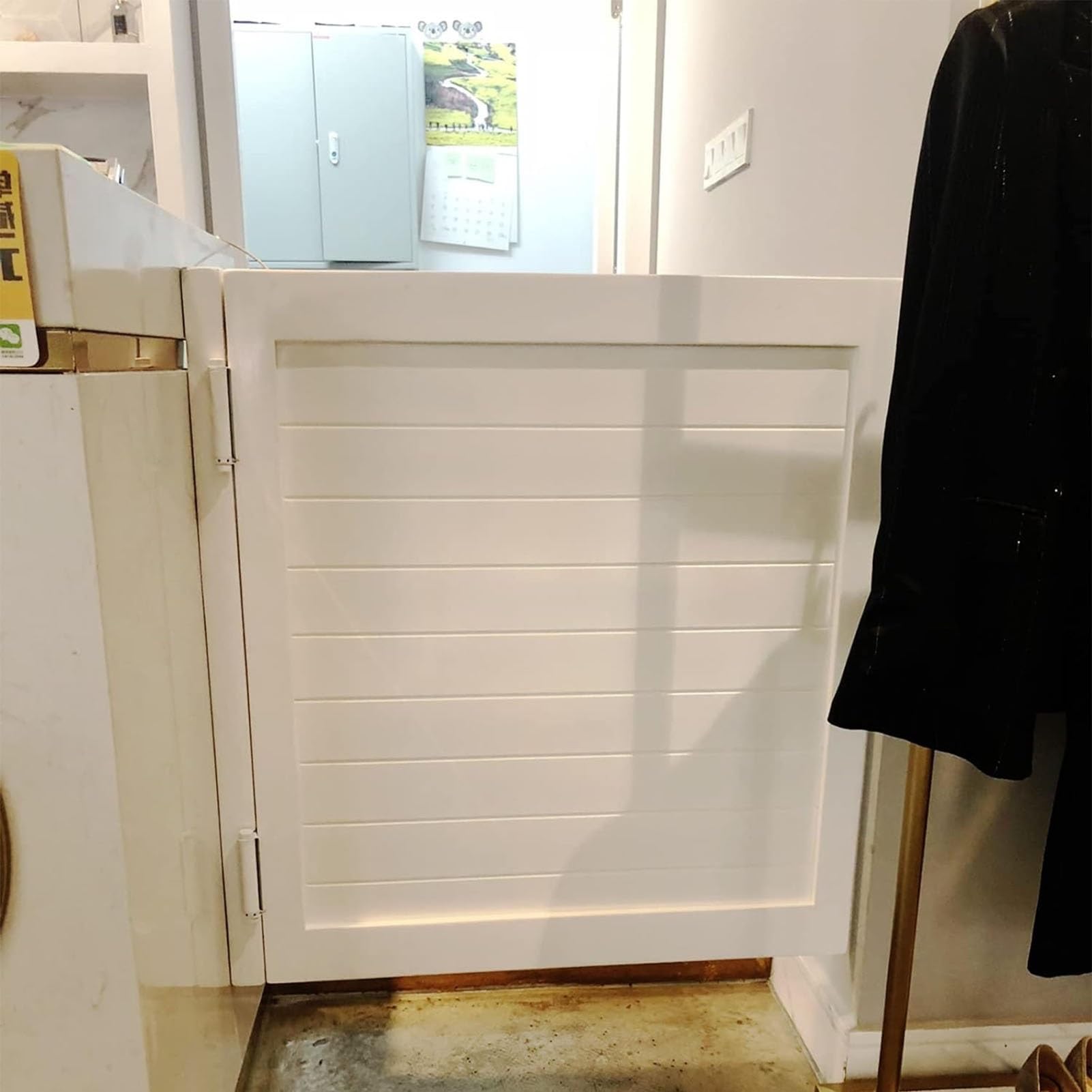 Porte extra larghe in legno per decorare la casa – porta a battente bianca ideale per corridoio e cucina ingresso stile cowboy. Dimensioni: 50 cm x 80 cm (larghezza x altezza)