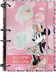DAC - Fichário Colegial sem lombo com Elástico e 144 Folhas Decorada - Minnie