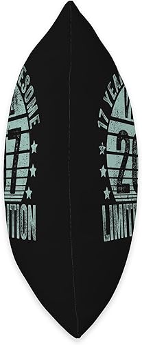 Miniatura 2 de Retro 17th Birthday Gifts Girls Boys Throw Pillow, 16x16, Multicolor