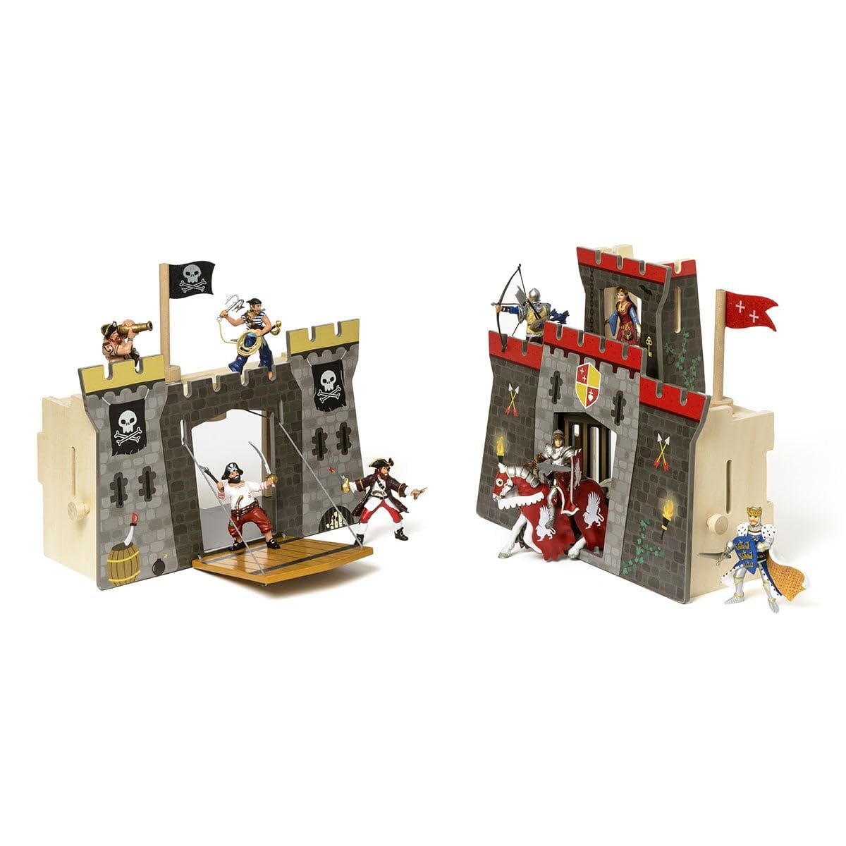 oxybul | Château Fort Double Face transportable 3-8 Ans