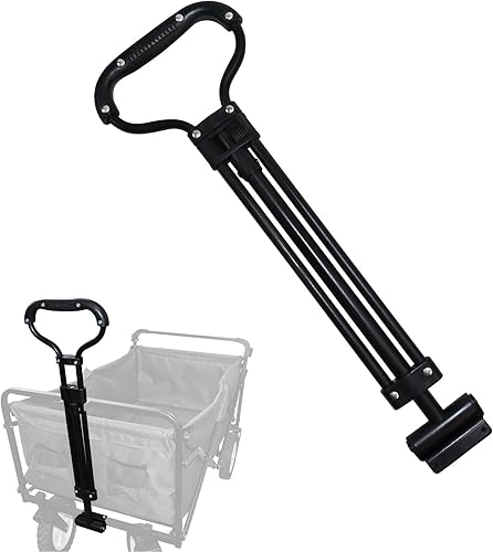 Mango de repuesto de repuesto para carrito de camioneta, adecuado para accesorios de mango de carrito de campamento al aire libre (no incluye vagón)