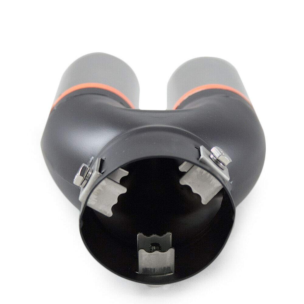 Terminale Di Scarico Universale In Acciaio Inox Cromato 83mm Per Auto - Foto 8