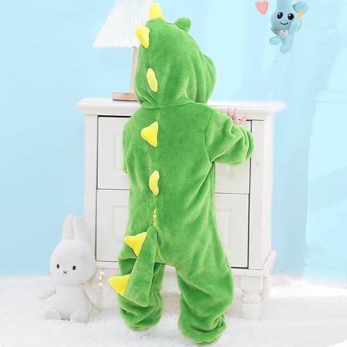 Miniatura 3 de LOLANTA Disfraz de bebé niño con capucha de franela para niños pequeños, disfraz de animal de Halloween de 1.5 a 4.5 años