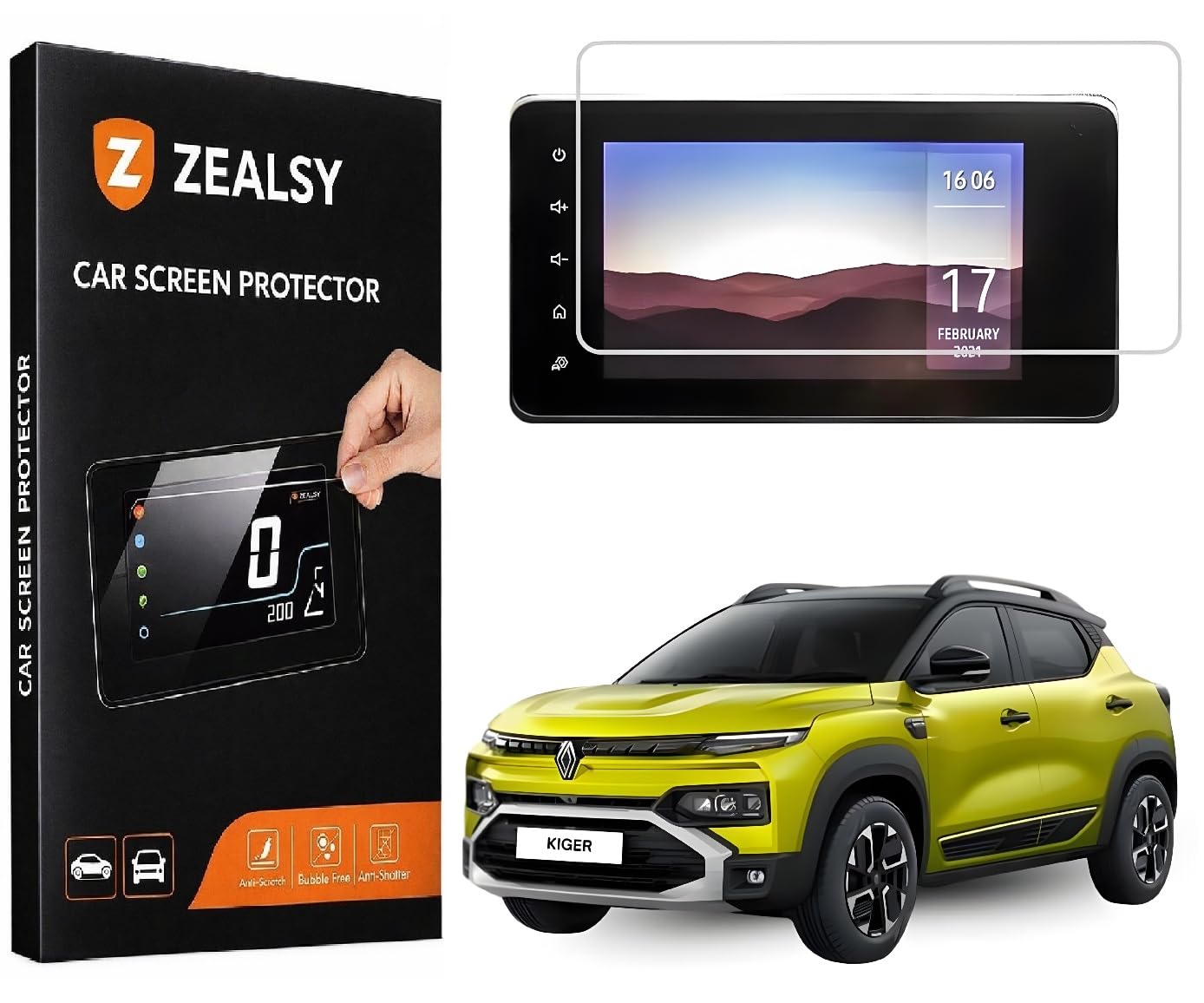 Screen Guard For Renault Kiger 8 INCH Infotainment System Protector Display Accessories (Kiger)-image-42