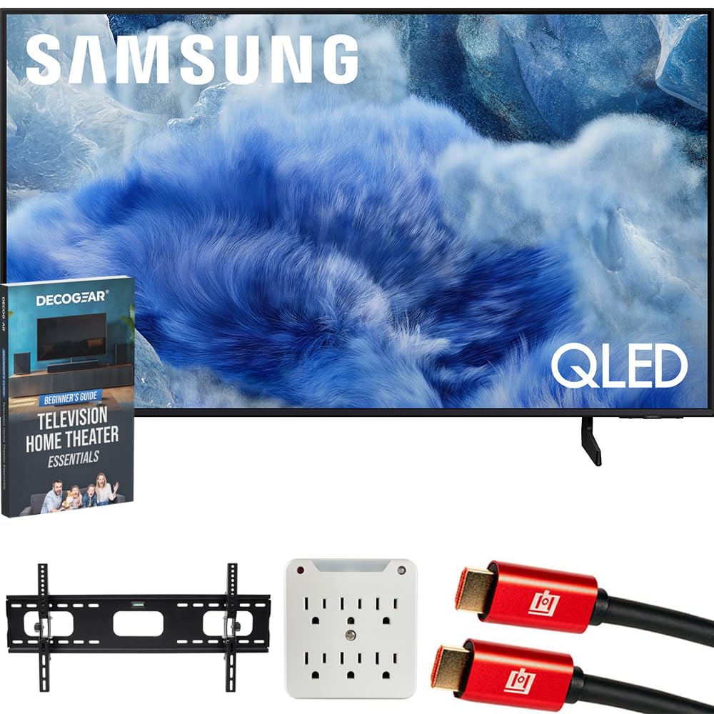 Samsung QN43Q8FAAFXZA 43 inch QLED Q8F 4K Vision AI Smart TV 2025 Bundle with 37-100 TV Wall Mount