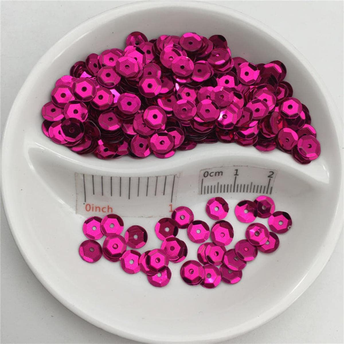 3 mm, 4 mm, 5 mm, 6 mm, 10 mm - Paillettes en PVC - Décoration de mariage, vêtements, chaussures, etc