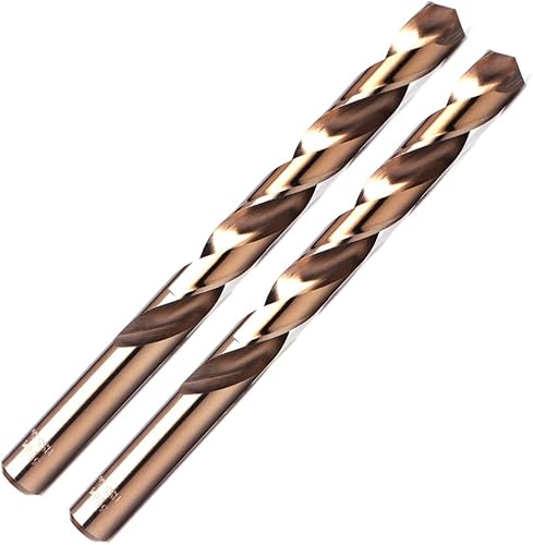 2 brocas helicoidales de cobalto de 2764 pulgadas