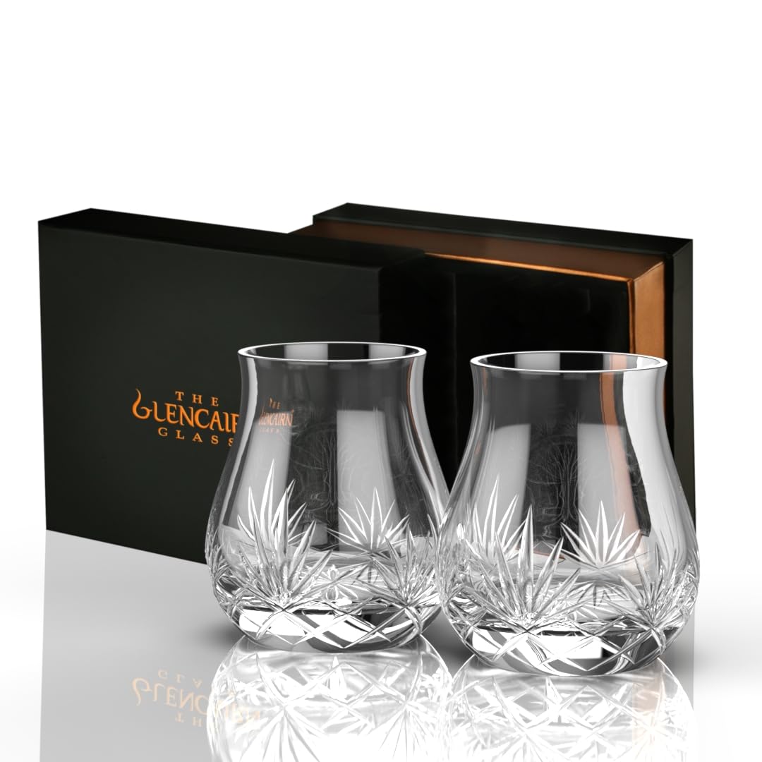 Amazon.com | GLENCAIRN Mixer Premium Cut Scotch Whisky Glasses