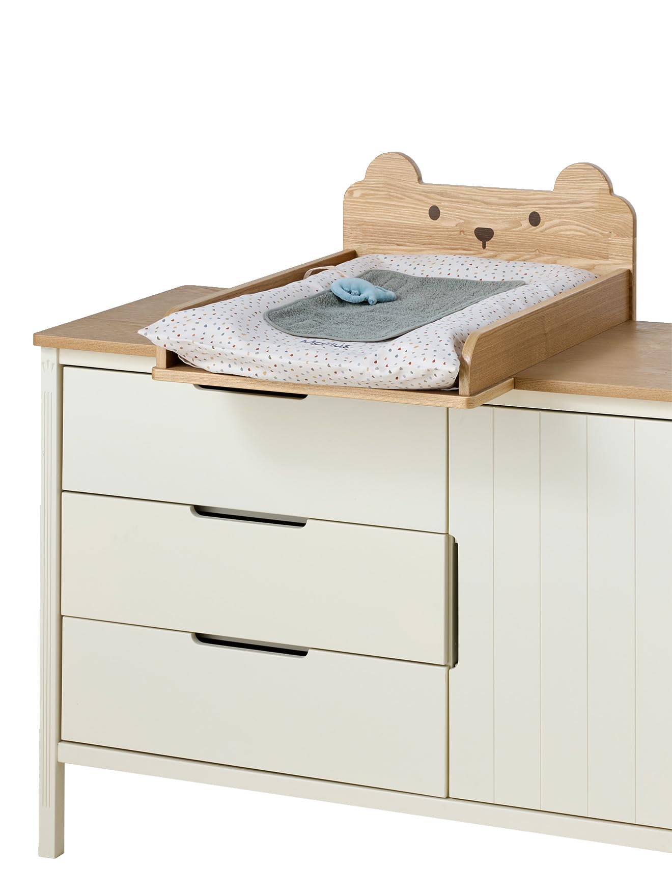 VERTBAUDET Plan à langer 52 cm Ourson bois