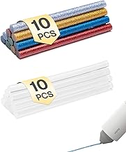 HOTO Bunte Heißklebepatronen Mini Klebesticks, 6 Farben 20 Stück Klebestifte Set, 7 x 125 mm Heißklebestifte für gängige Heißklebepistole, für Heimwerken Reparieren Dekorieren