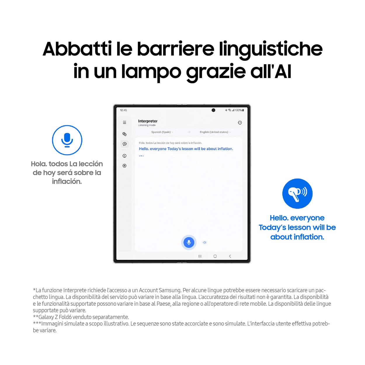Samsung Galaxy Buds3 Pro Auricolari in-ear True Wireless, Cuffie ergonomiche con luce LED, Cancellazione attiva del rumore, Audio Hi-Fi, Batteria a lunga durata, IP57, Silver 2025 [Versione Italiana]