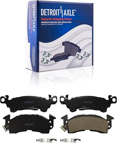 Miniatura 4 de Detroit Axle - Kit de freno delantero para RWD 1990-2002 Chevrolet Astro GMC Safari, rotores de freno de disco Pastillas de freno de cerámica 1991