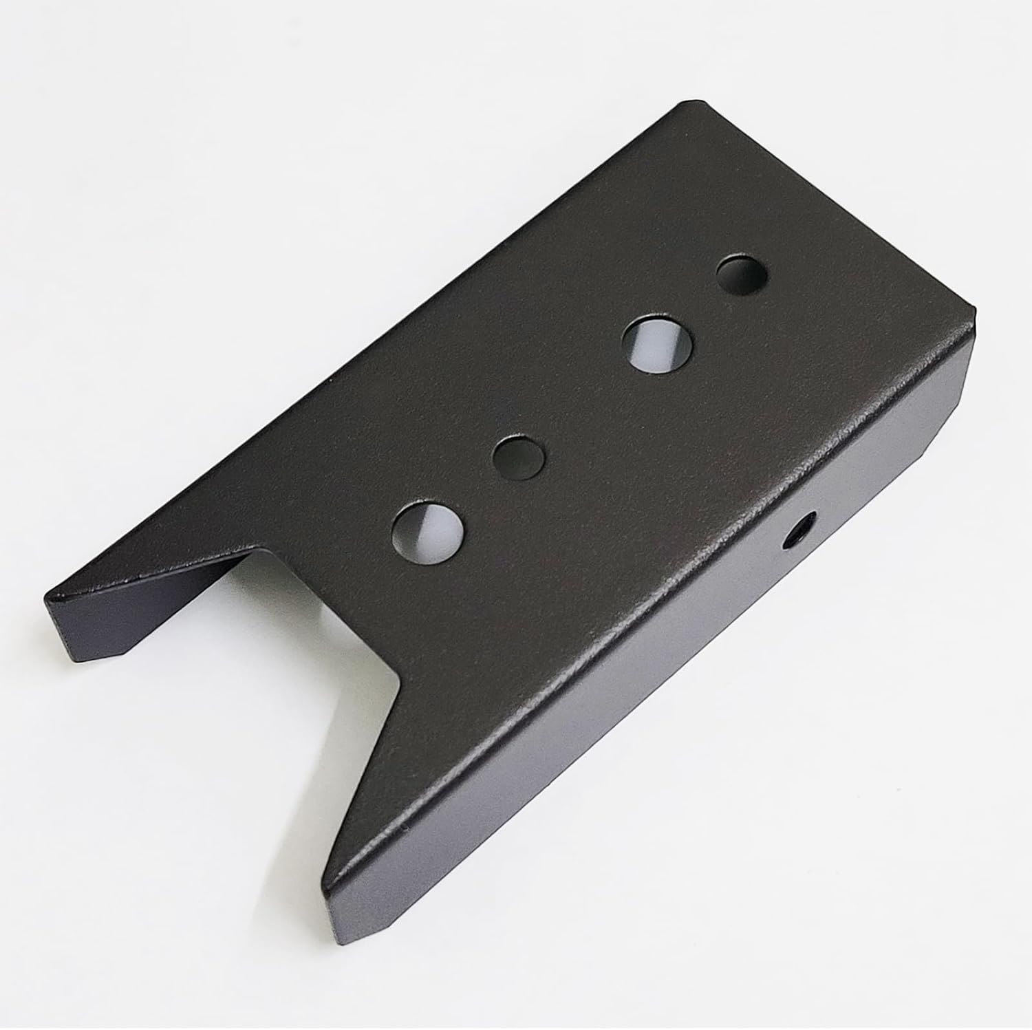 48x 2x4 Brackets for Wood Rail Deck Railing Brackets Connectors for Wood Post 20 Gauge Fence Brackets (Black Color) - Image 4