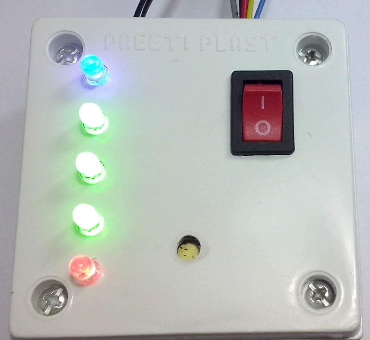 Tank Water Level Indicator with Overflow Alarm (5 Level Indicator) + 6