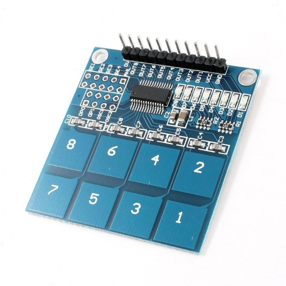 xcluma Ttp226 8 Channel Digital Capacitive Touch Sensor : Amazon