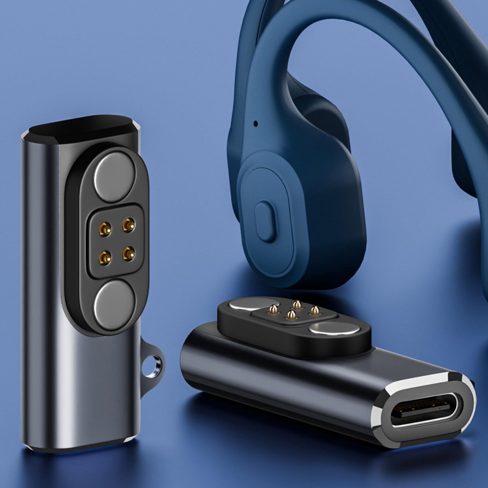 Cavo di ricarica per cuffie Monodeal X1 a conduzione ossea, cavo di ricarica rapida USB magnetico a 4 pin, bassa generazione di calore, leggero, durevole