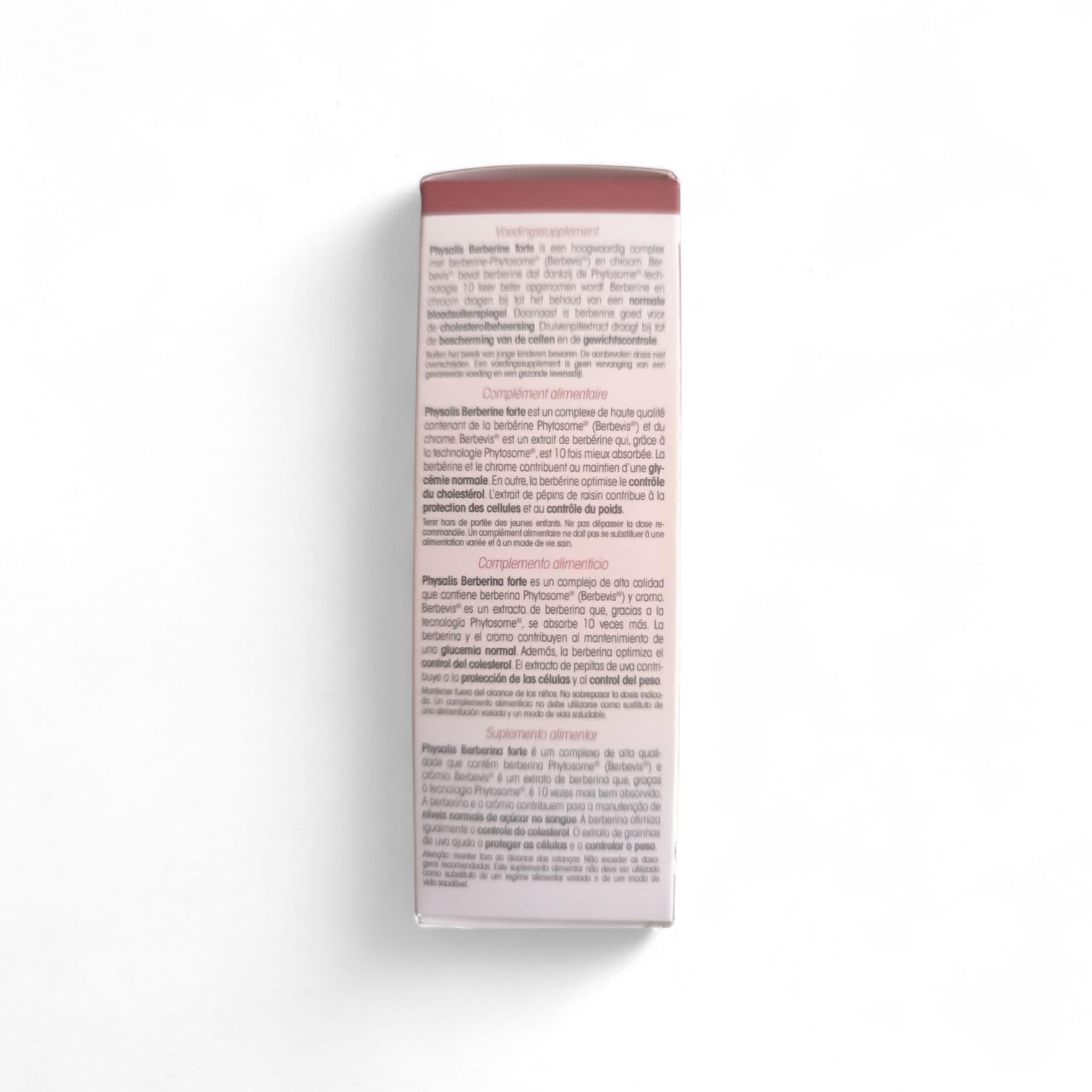 Berberina Forte 30 Comprimidos Con Berberina Phytosome (Alta Absorción) y Cromo Apoyo al Metabolismo de la Glucosa y Colesterol Con Antioxidantes