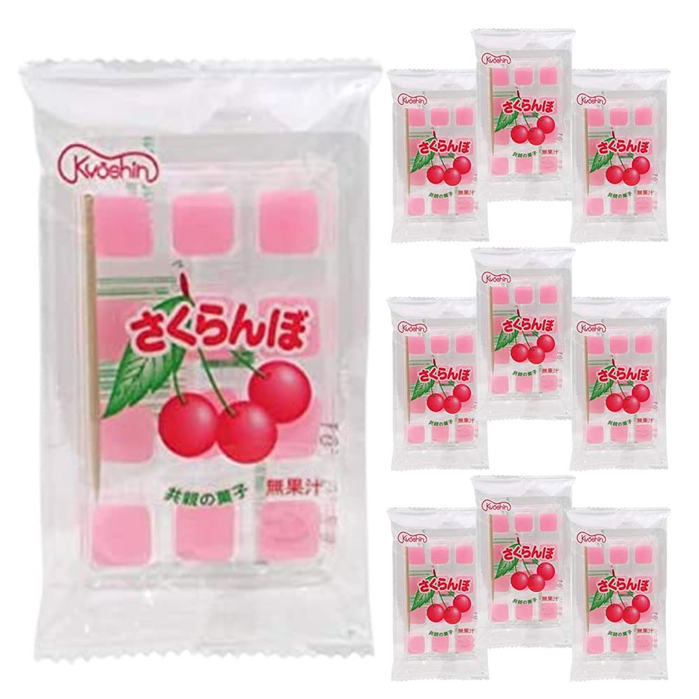 Amazon.co.jp: 共親製菓 さくらんぼ餅 12粒入×10袋 さくらんぼもち