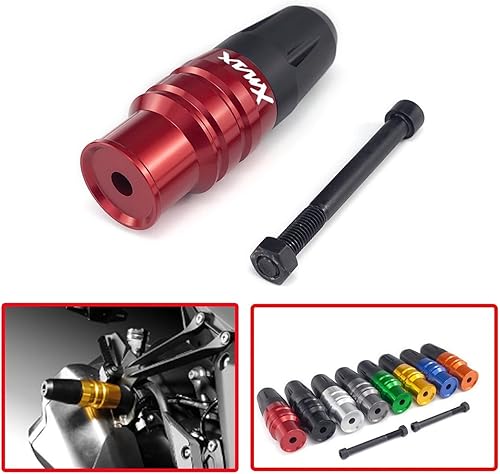 Miniatura 5 de Protector de marco de escape para Yamaha Xmax X-MAX 125 300 400, protección contra caídas (color  titanio)